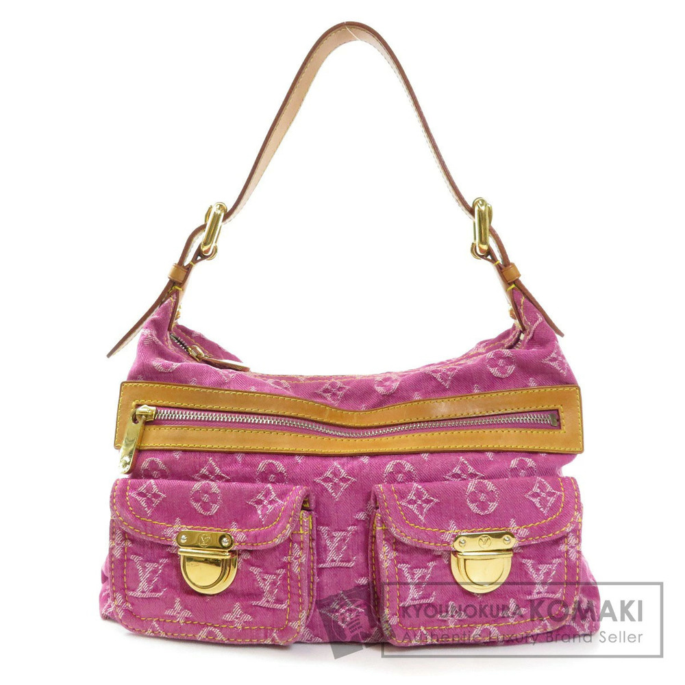 Louis Vuitton Baggy Shoulder Bag Monogram Denim